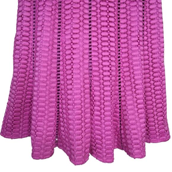 J. Crew Womens 10 Pink V-Neck Fit & Flare Lined Dress - Picture 5 of 9